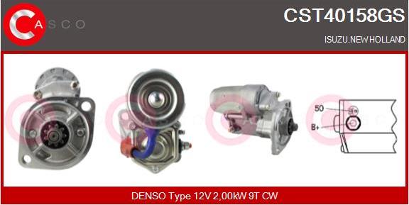 Casco CST40158GS - Starter autospares.lv