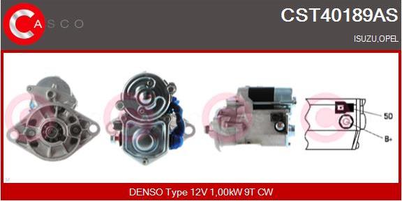 Casco CST40189AS - Starter autospares.lv