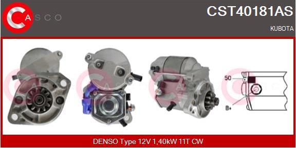 Casco CST40181AS - Starter autospares.lv