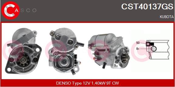 Casco CST40137GS - Starter autospares.lv