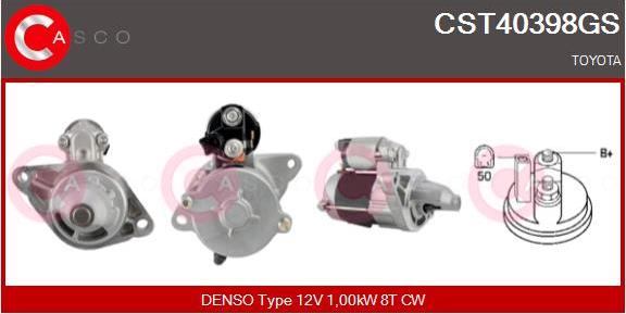 Casco CST40398GS - Starter autospares.lv