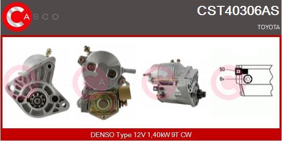 Casco CST40306AS - Starter autospares.lv