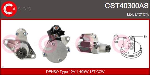 Casco CST40300AS - Starter autospares.lv