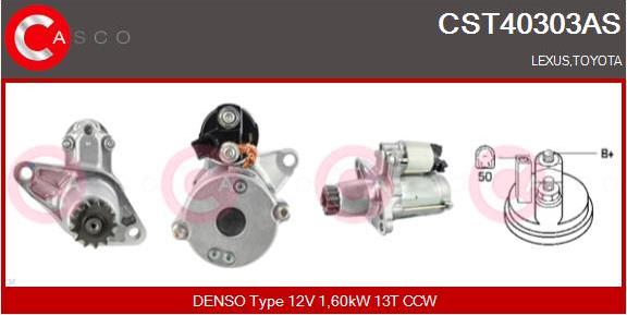 Casco CST40303AS - Starter autospares.lv