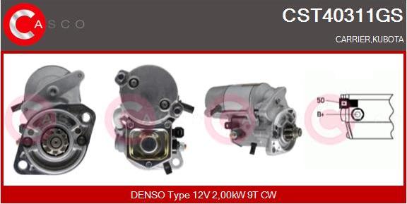 Casco CST40311GS - Starter autospares.lv