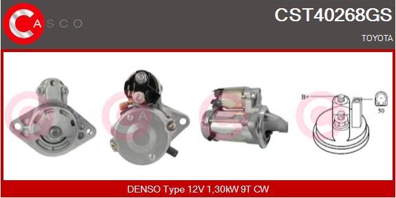 Casco CST40268GS - Starter autospares.lv