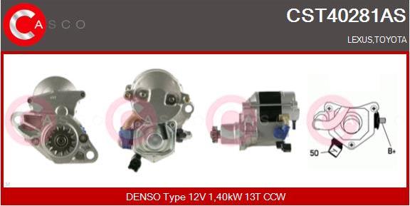 Casco CST40281AS - Starter autospares.lv