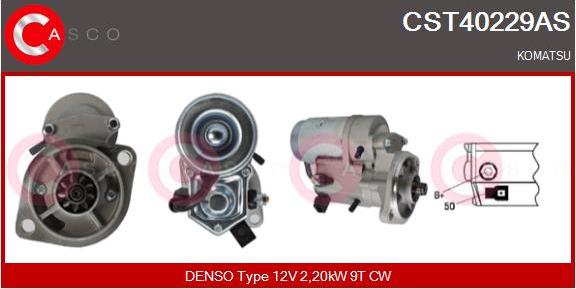 Casco CST40229AS - Starter autospares.lv