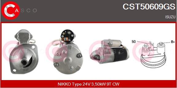 Casco CST50609GS - Starter autospares.lv