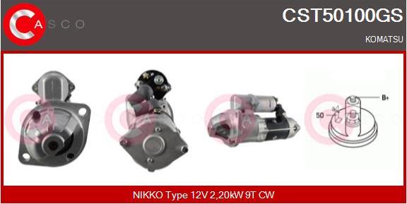 Casco CST50100GS - Starter autospares.lv