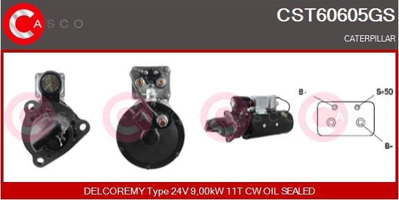 Casco CST60605GS - Starter autospares.lv