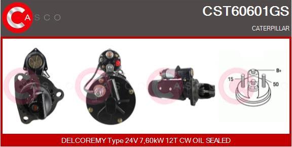 Casco CST60601GS - Starter autospares.lv