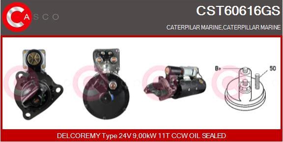 Casco CST60616GS - Starter autospares.lv