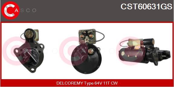 Casco CST60631GS - Starter autospares.lv