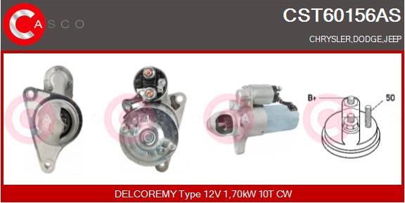 Casco CST60156AS - Starter autospares.lv