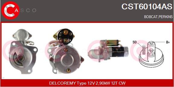 Casco CST60104AS - Starter autospares.lv