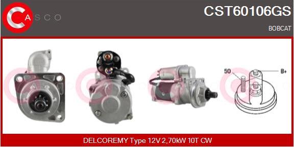 Casco CST60106GS - Starter autospares.lv