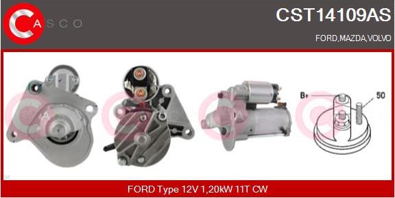 Casco CST14109AS - Starter autospares.lv