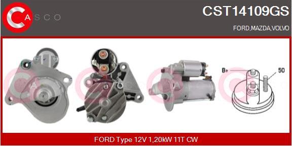 Casco CST14109GS - Starter autospares.lv