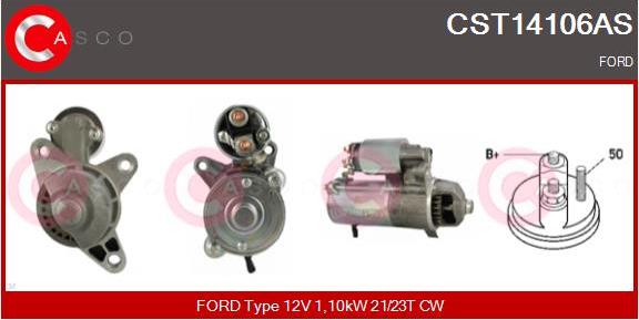 Casco CST14106AS - Starter autospares.lv