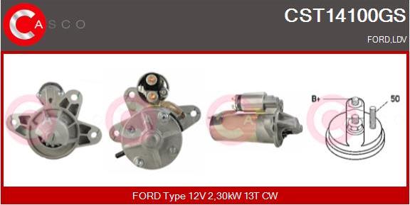 Casco CST14100GS - Starter autospares.lv