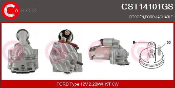 Casco CST14101GS - Starter autospares.lv