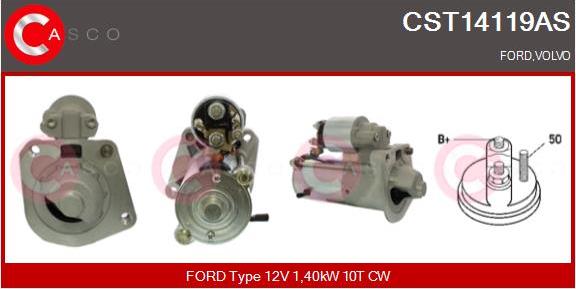 Casco CST14119AS - Starter autospares.lv