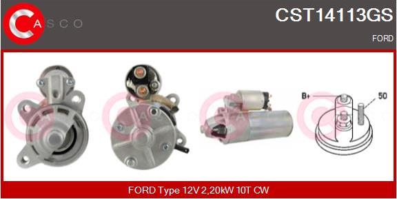 Casco CST14113GS - Starter autospares.lv