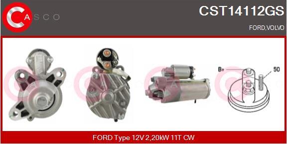 Casco CST14112GS - Starter autospares.lv