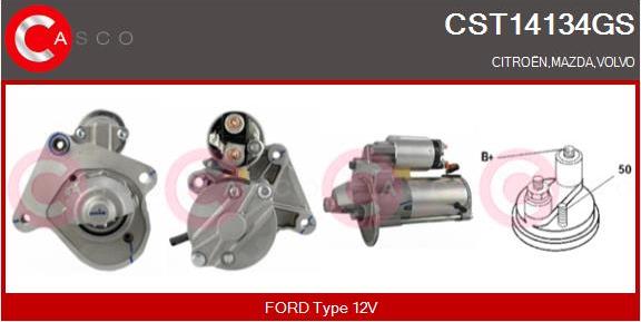 Casco CST14134GS - Starter autospares.lv