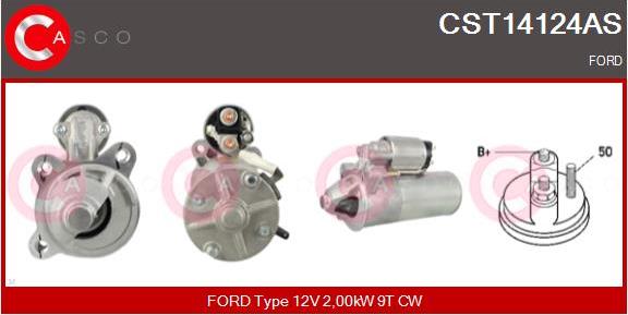 Casco CST14124AS - Starter autospares.lv