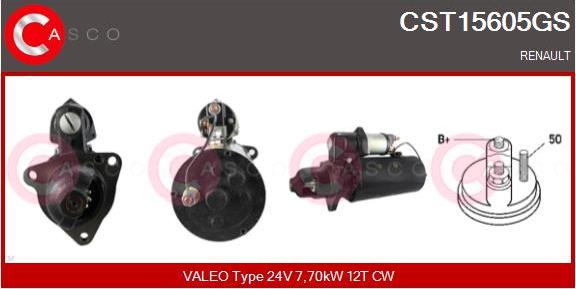 Casco CST15605GS - Starter autospares.lv