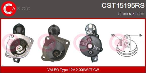 Casco CST15195RS - Starter autospares.lv