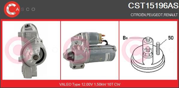 Casco CST15196AS - Starter autospares.lv