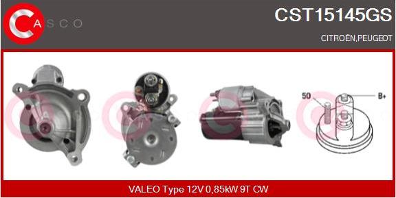 Casco CST15145GS - Starter autospares.lv