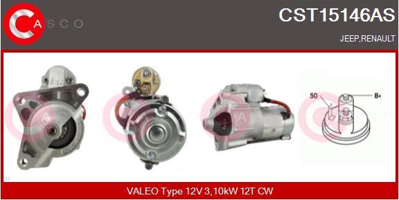 Casco CST15146AS - Starter autospares.lv