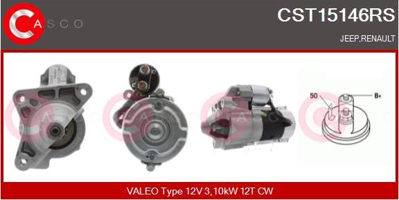 Casco CST15146RS - Starter autospares.lv