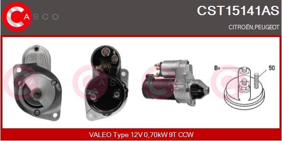 Casco CST15141AS - Starter autospares.lv