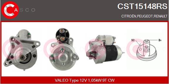 Casco CST15148RS - Starter autospares.lv