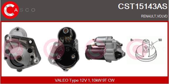 Casco CST15143AS - Starter autospares.lv