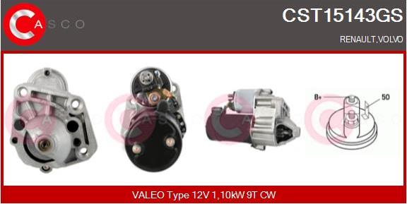Casco CST15143GS - Starter autospares.lv