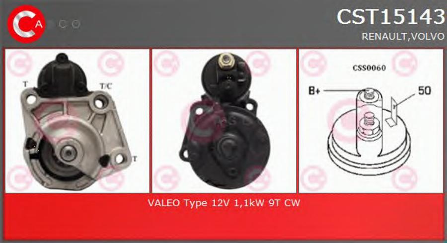 Casco CST15143 - Starter autospares.lv