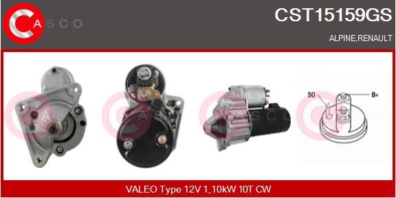 Casco CST15159GS - Starter autospares.lv