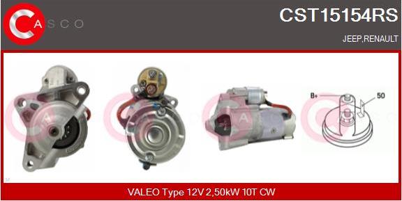 Casco CST15154RS - Starter autospares.lv