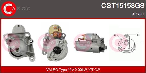 Casco CST15158GS - Starter autospares.lv