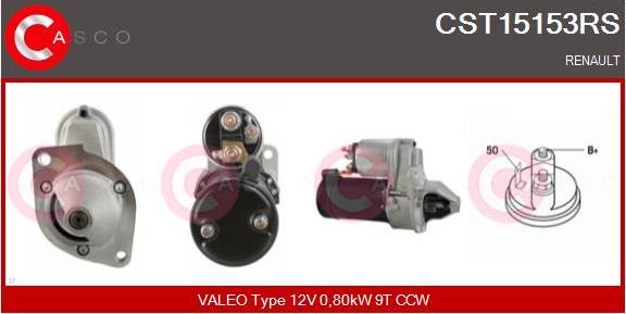 Casco CST15153RS - Starter autospares.lv