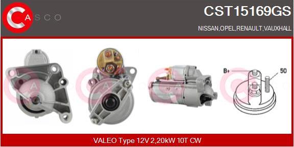 Casco CST15169GS - Starter autospares.lv