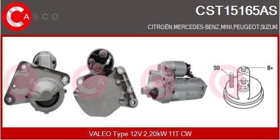 Casco CST15165AS - Starter autospares.lv