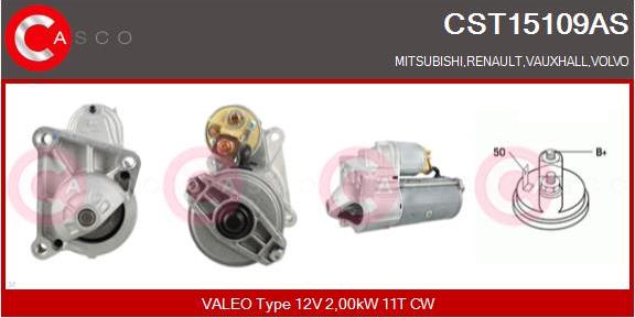 Casco CST15109AS - Starter autospares.lv