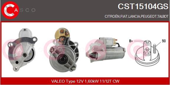 Casco CST15104GS - Starter autospares.lv